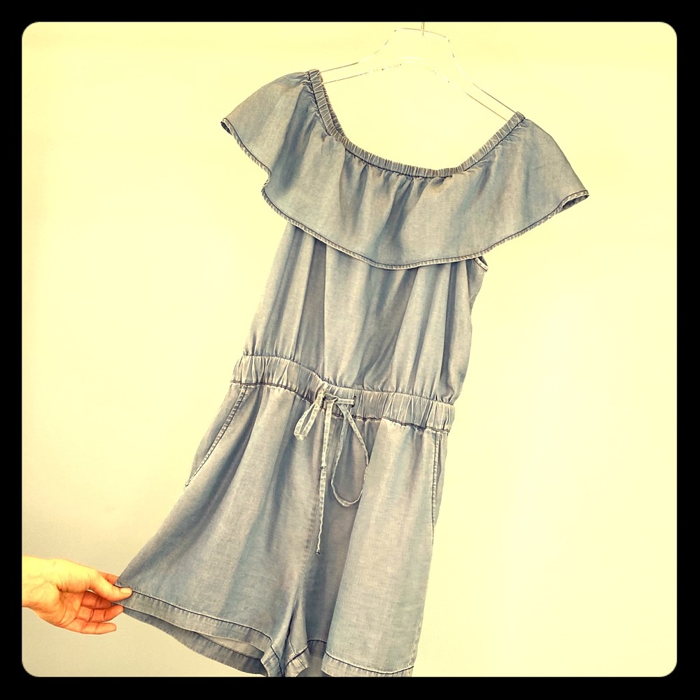 Blue Lightweight Summer Romper Size S